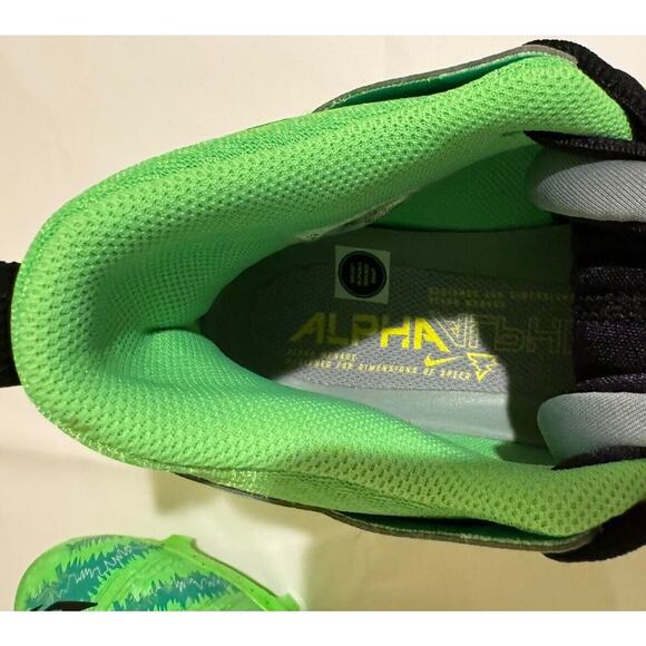 Nike Alpha Menace Pro 3 Razor Sharp Cuts Green Football Cleats Mens Size 9 New! - Picture 8 of 8